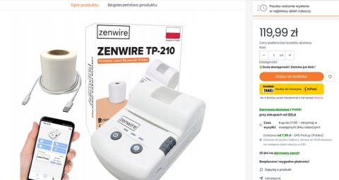 Mini drukarki dla biznesu, drukarki termiczne do faktur, etykiet paragonów i nie tylko.