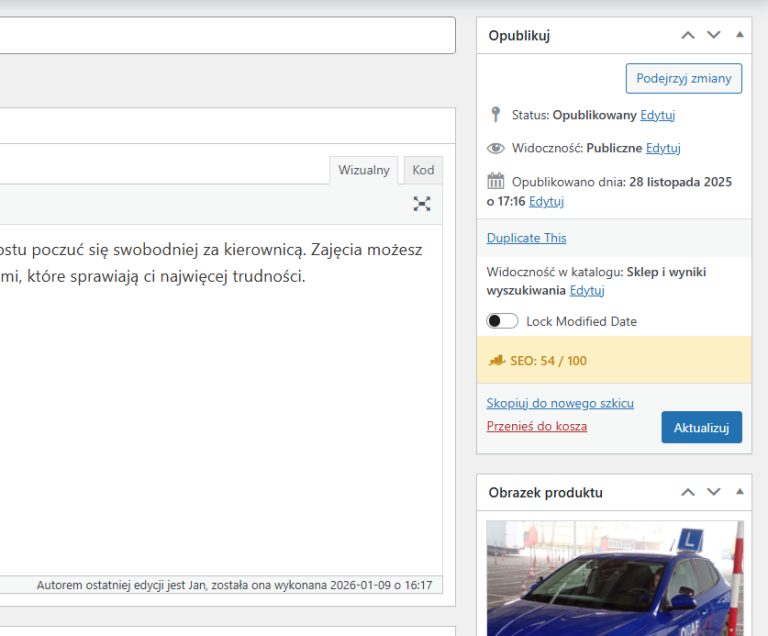 Jak zmienić cenę produktu WooComerce na Wordpresie?