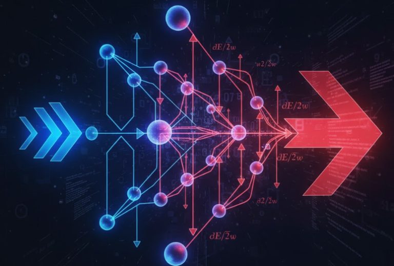Propagacja wsteczna, backpropagation, algorytm wstecznej propagacji błędów, backpropagacja