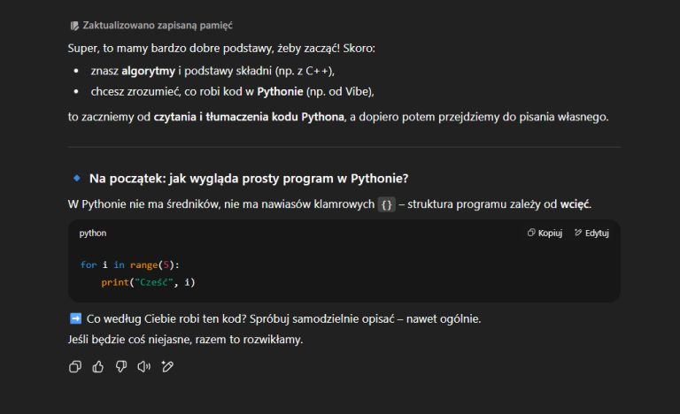 Python AI – język sztucznej inteligencji.