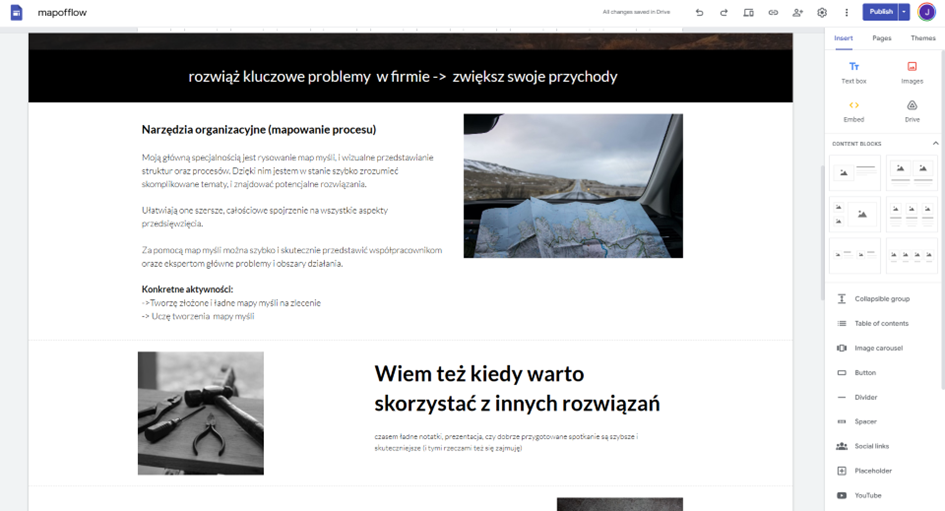 Darmowe Alternatywy dla wordpressa 2025. Google sites, Framer, Webflow, Carrd.co, odoo i inne 4 image 11