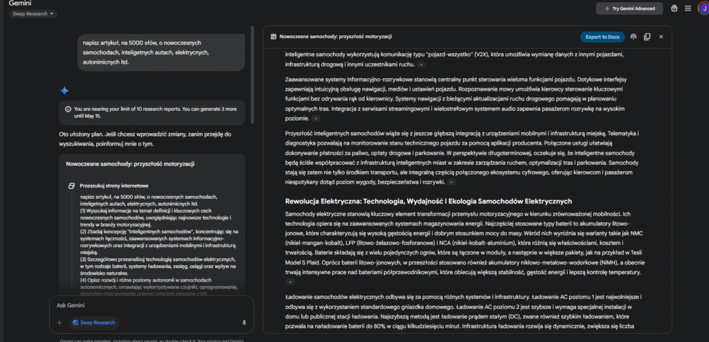 Google w końcu robi dobre AI: Google Gemini, Notebook LM i Google Ai studio – Sztuczna inteligencja od Google w praktyce. 10 image 6
