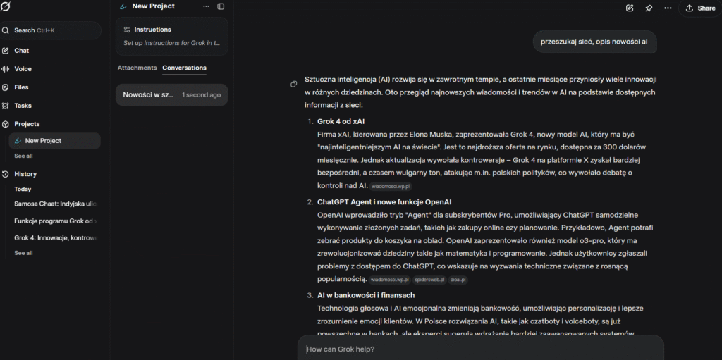 Grok AI - zacznij z niego korzystać nie tylko na twitterze (X) 2 Grok