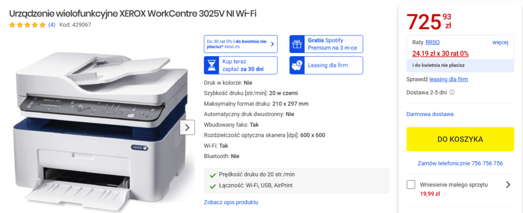 Parametry oceny drukarek. Jak wybrać drukarkę do biura, tak żeby koszt za jedną stronę wyniósł 1 grosz, a nie 1 zł. 12 image 47