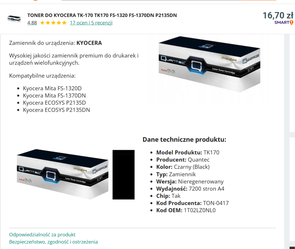 Parametry oceny drukarek. Jak wybrać drukarkę do biura, tak żeby koszt za jedną stronę wyniósł 1 grosz, a nie 1 zł. 11 image 50