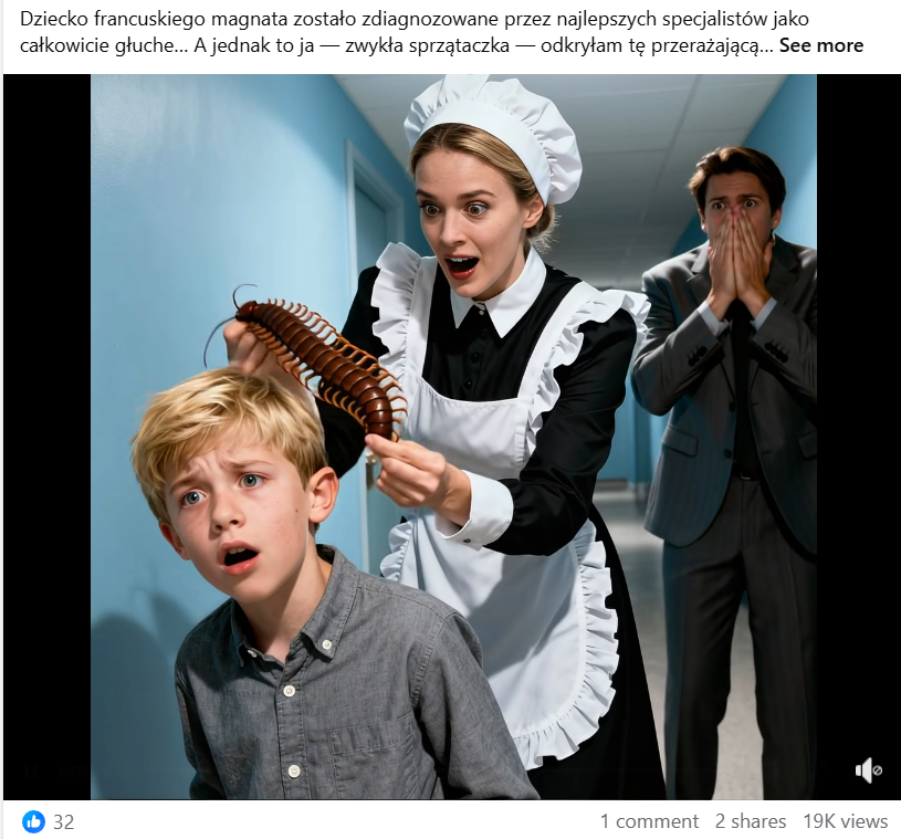 Proste oszustwa związane z sztuczną inteligencją. AI slop przykłady.